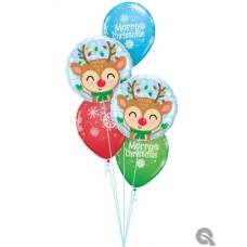 Bukiet 1093 Wishing You All The Magic of The Season! Qualatex #15019-2 55239-3